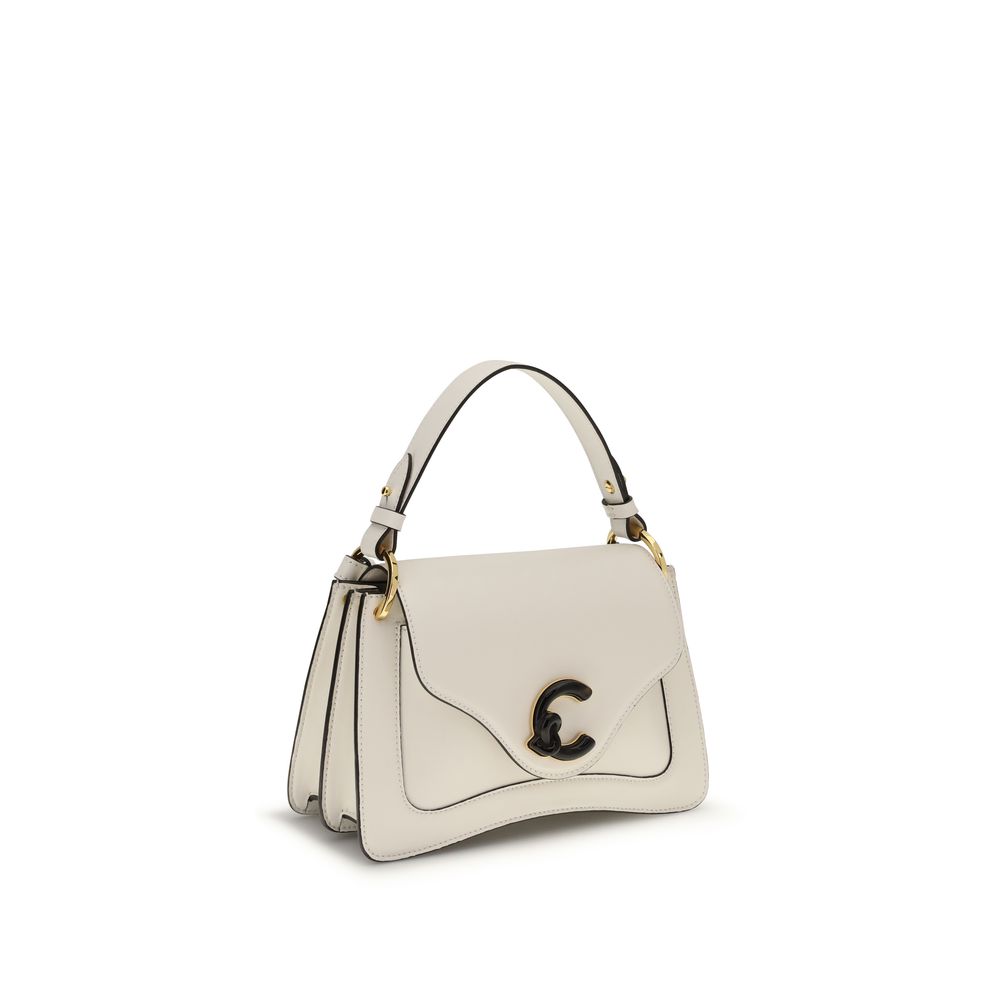 Coccinelle Cream Calf Leather Bos Taurus Handbag Coccinelle