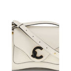 Coccinelle Cream Calf Leather Bos Taurus Handbag Coccinelle