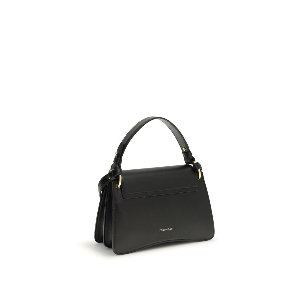 Coccinelle Black Calf Leather Bos Taurus Handbag Coccinelle