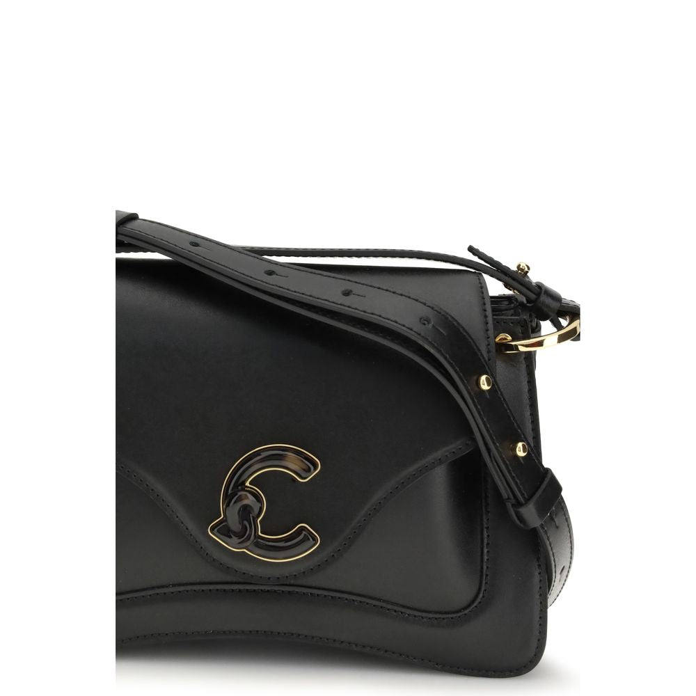 Coccinelle Black Calf Leather Bos Taurus Handbag Coccinelle