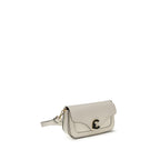 Coccinelle White Calf Leather Bos Taurus Shoulder Bag Coccinelle