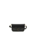 Coccinelle Black Calf Leather Bos Taurus Shoulder Bag Coccinelle