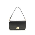 Coccinelle Black Calf Leather Bos Taurus Shoulder Bag Coccinelle