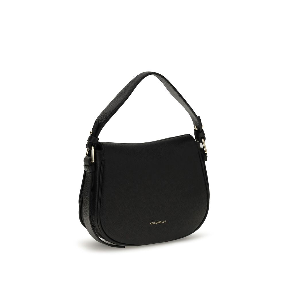 Coccinelle Black Calf Leather Bos Taurus Handbag Coccinelle