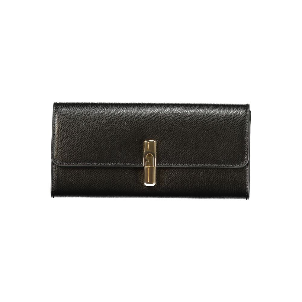 Furla Black Leather Women Wallet Furla