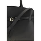 Coccinelle Black Calf Leather Bos Taurus Handbag Coccinelle