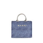 Marni Blue Fabric Shoulder Bag Marni
