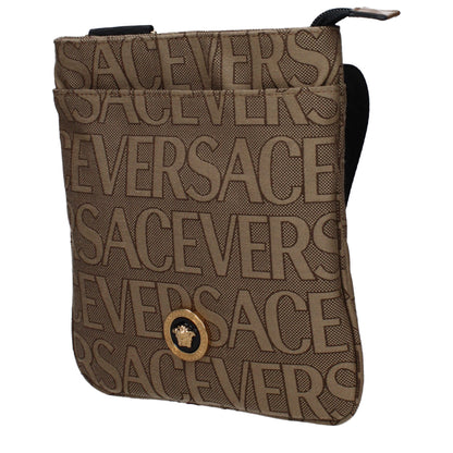 Versace crossbodytas in beige stof Versace