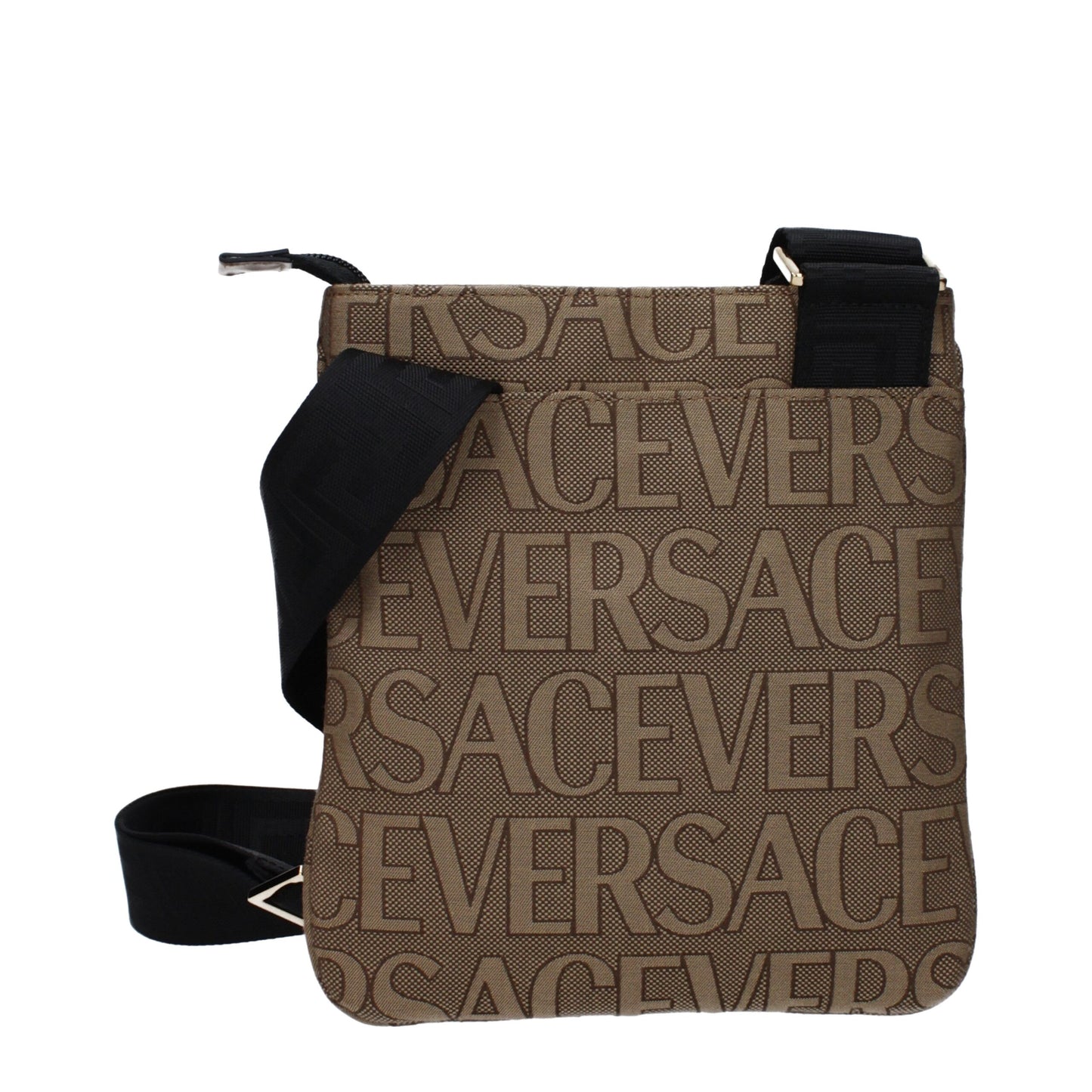 Versace crossbodytas in beige stof Versace