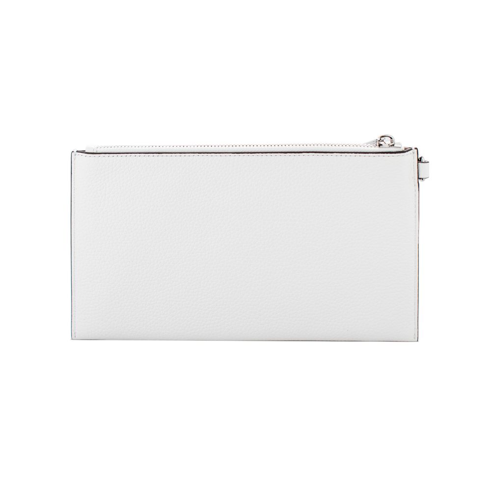 Michael Kors clutch in wit leer