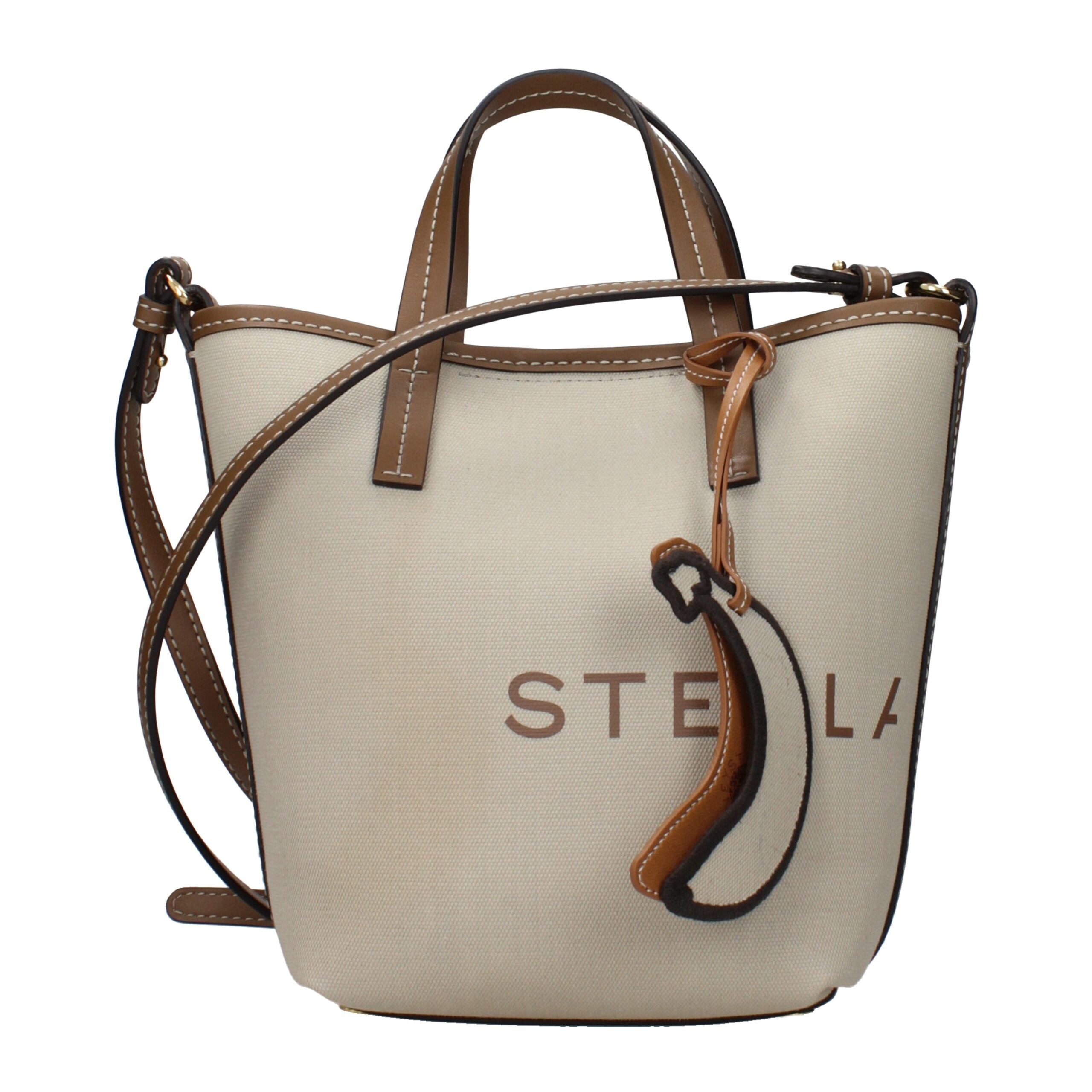Stella McCartney handtas van beige stof