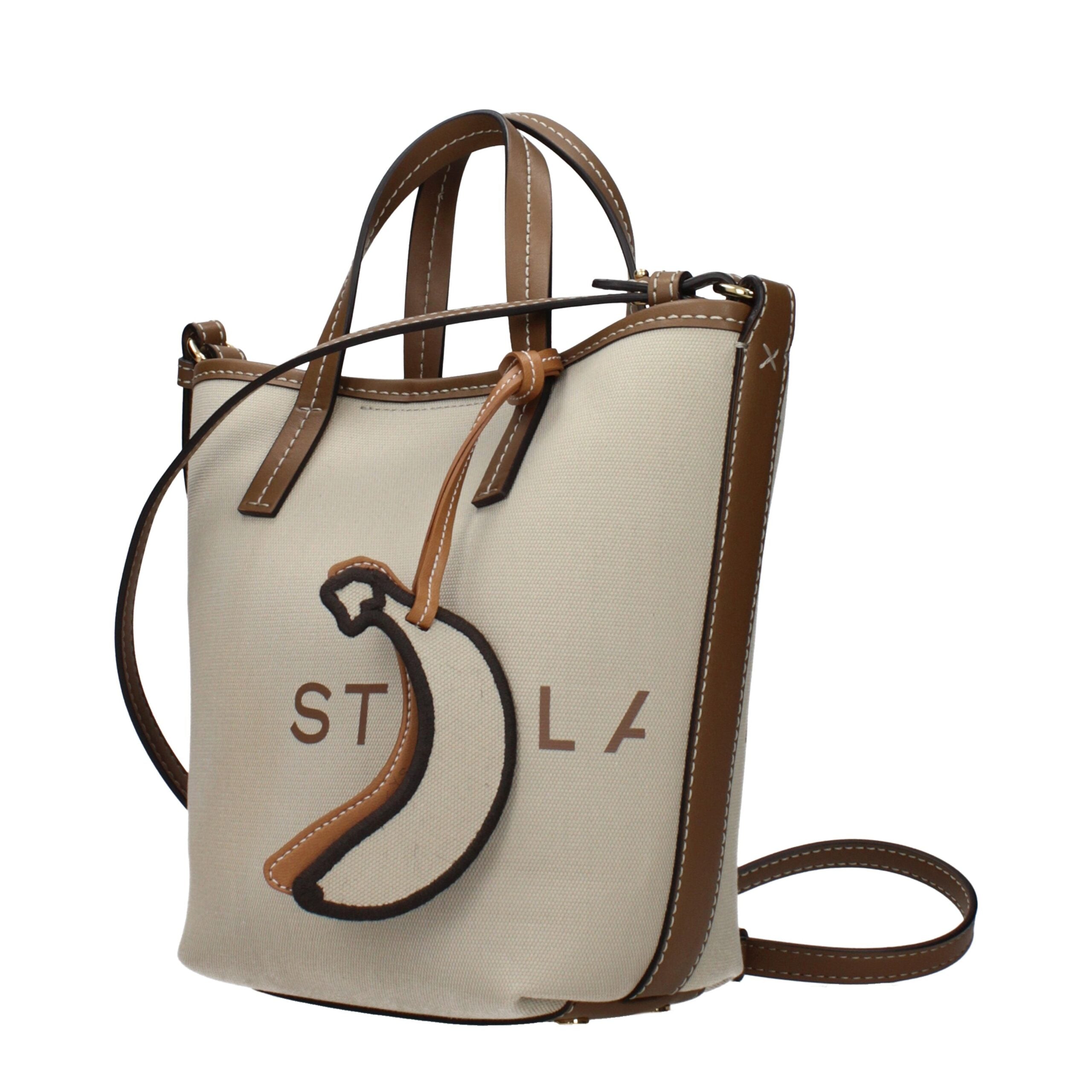 Stella McCartney handtas van beige stof