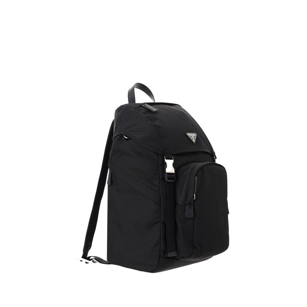 Prada Black Recycled Polyamide Backpack Prada