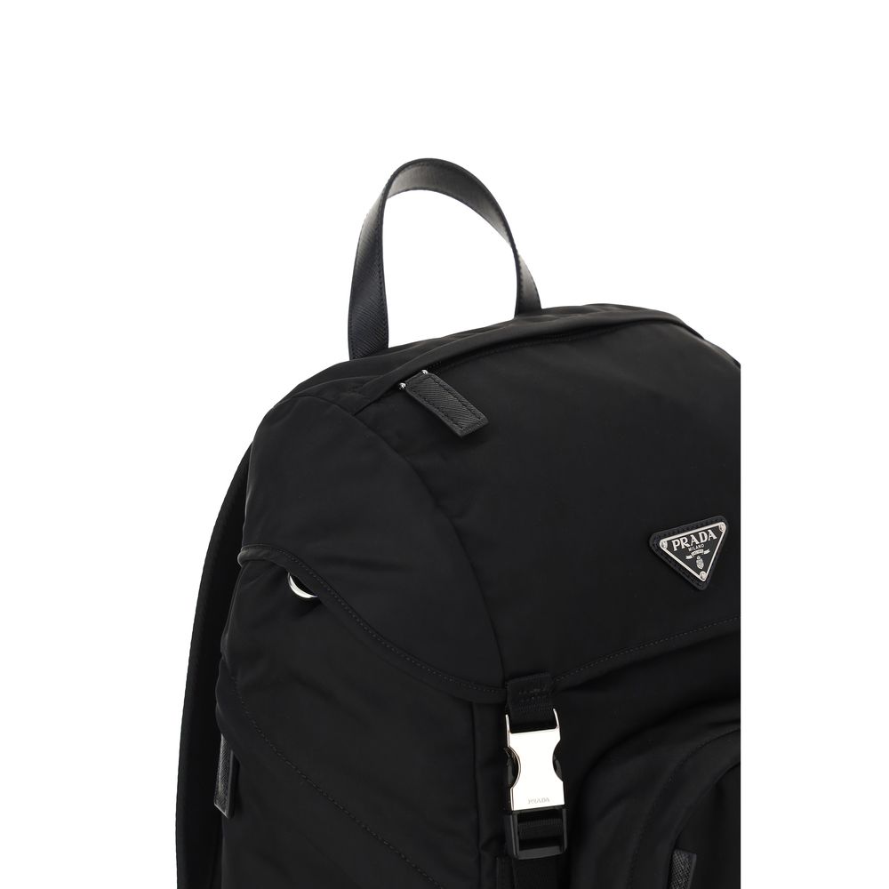 Prada Black Recycled Polyamide Backpack Prada