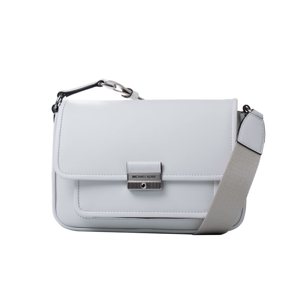 Michael Kors Bradshaw shoulder bag in white leather