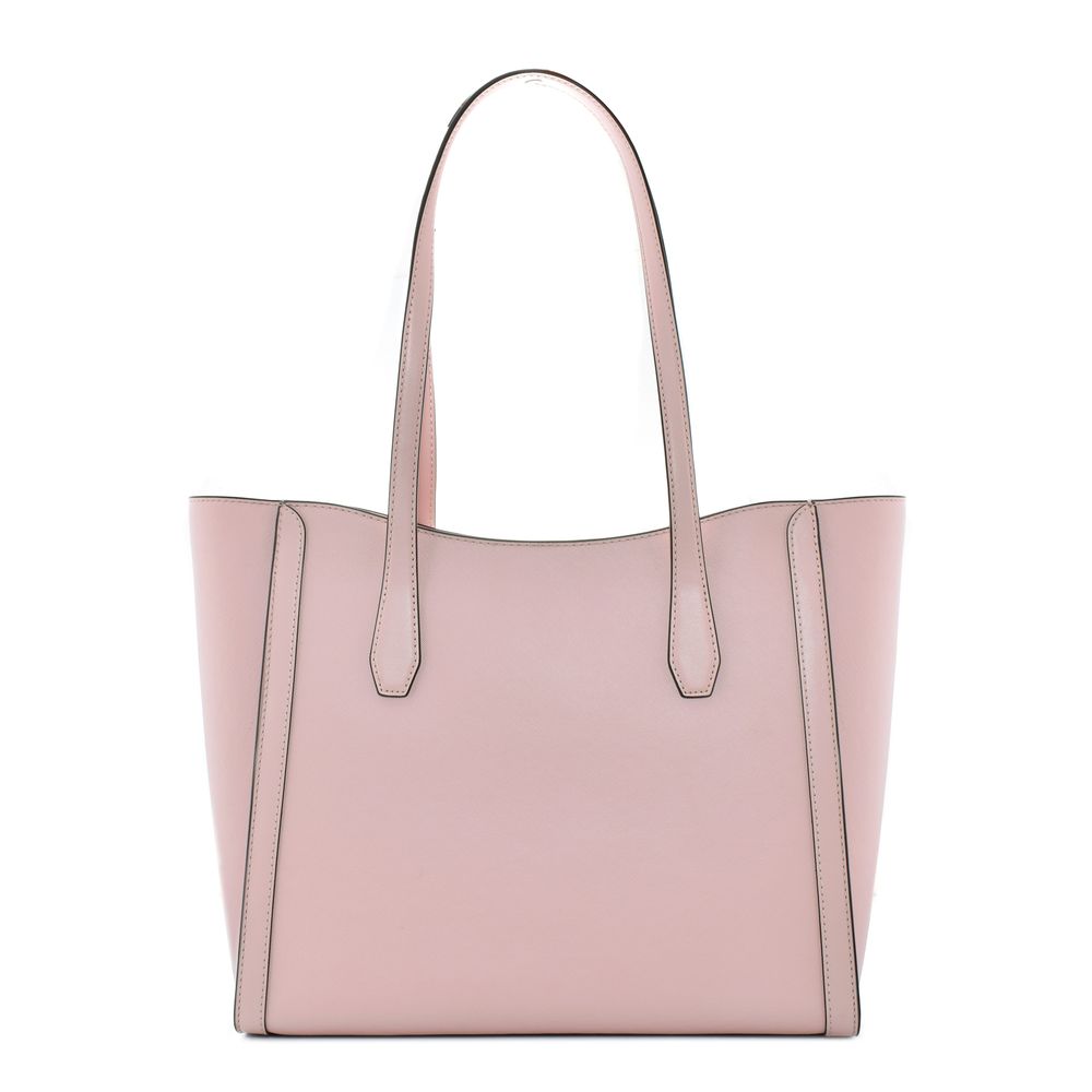 Michael Kors pink canvas shopper