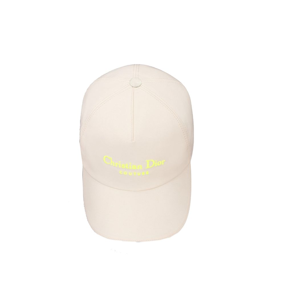 Dior Beige Cotton Cap (Baseball Hat) Dior