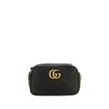 Gucci Black Calf Leather Bos Taurus Shoulder Bag Gucci