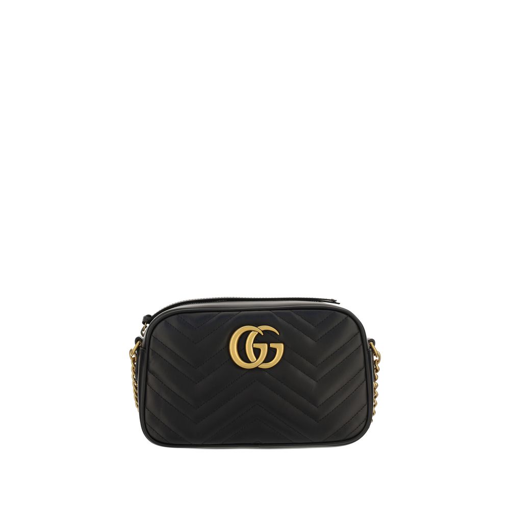Gucci Black Calf Leather Bos Taurus Shoulder Bag Gucci