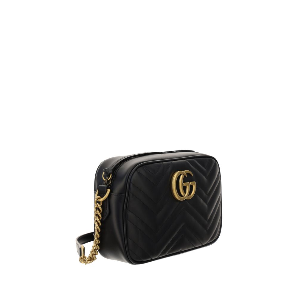 Gucci Black Calf Leather Bos Taurus Shoulder Bag Gucci