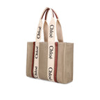 Chloé tote bag van beige linnen Chloé