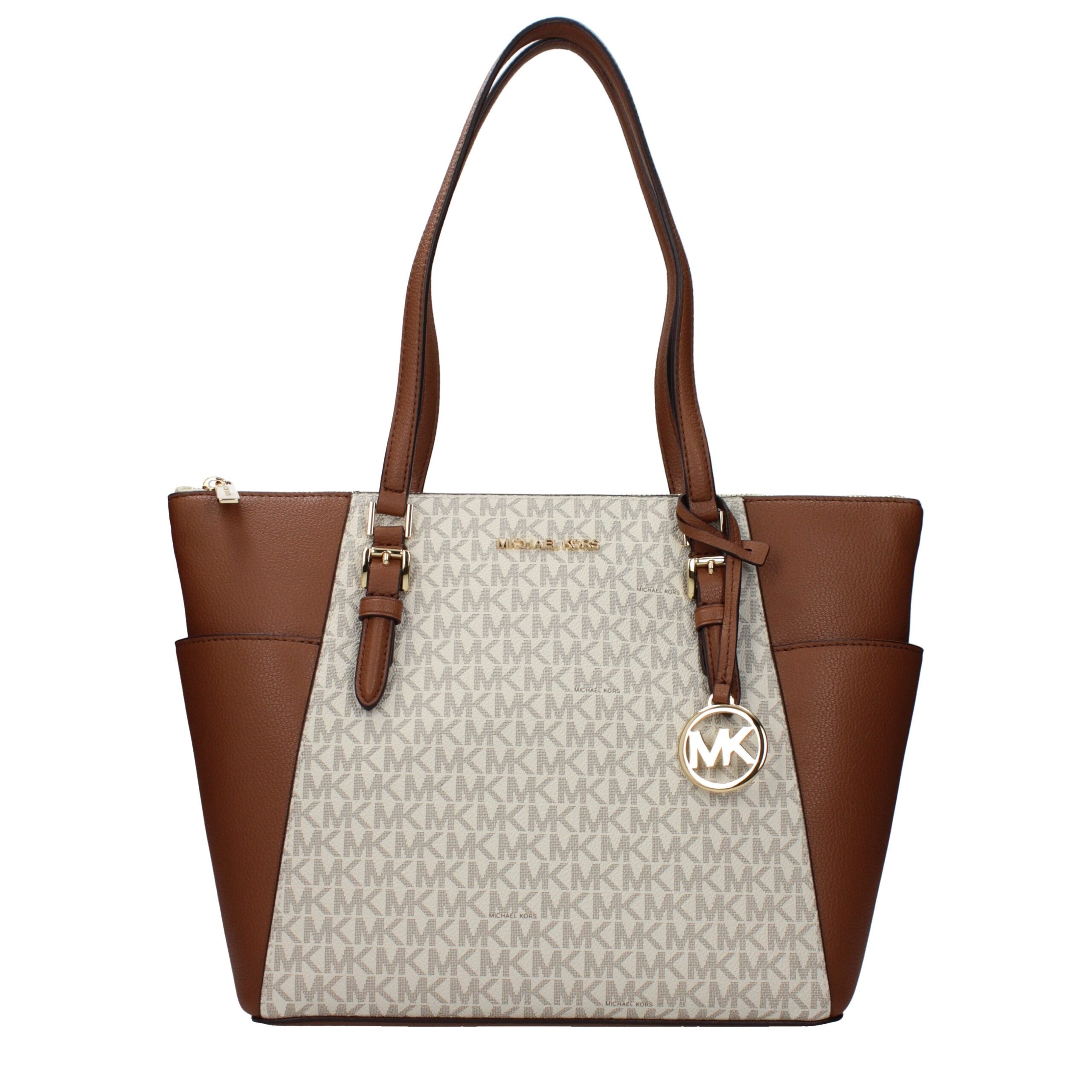 Michael Kors shoulder bag in beige leather