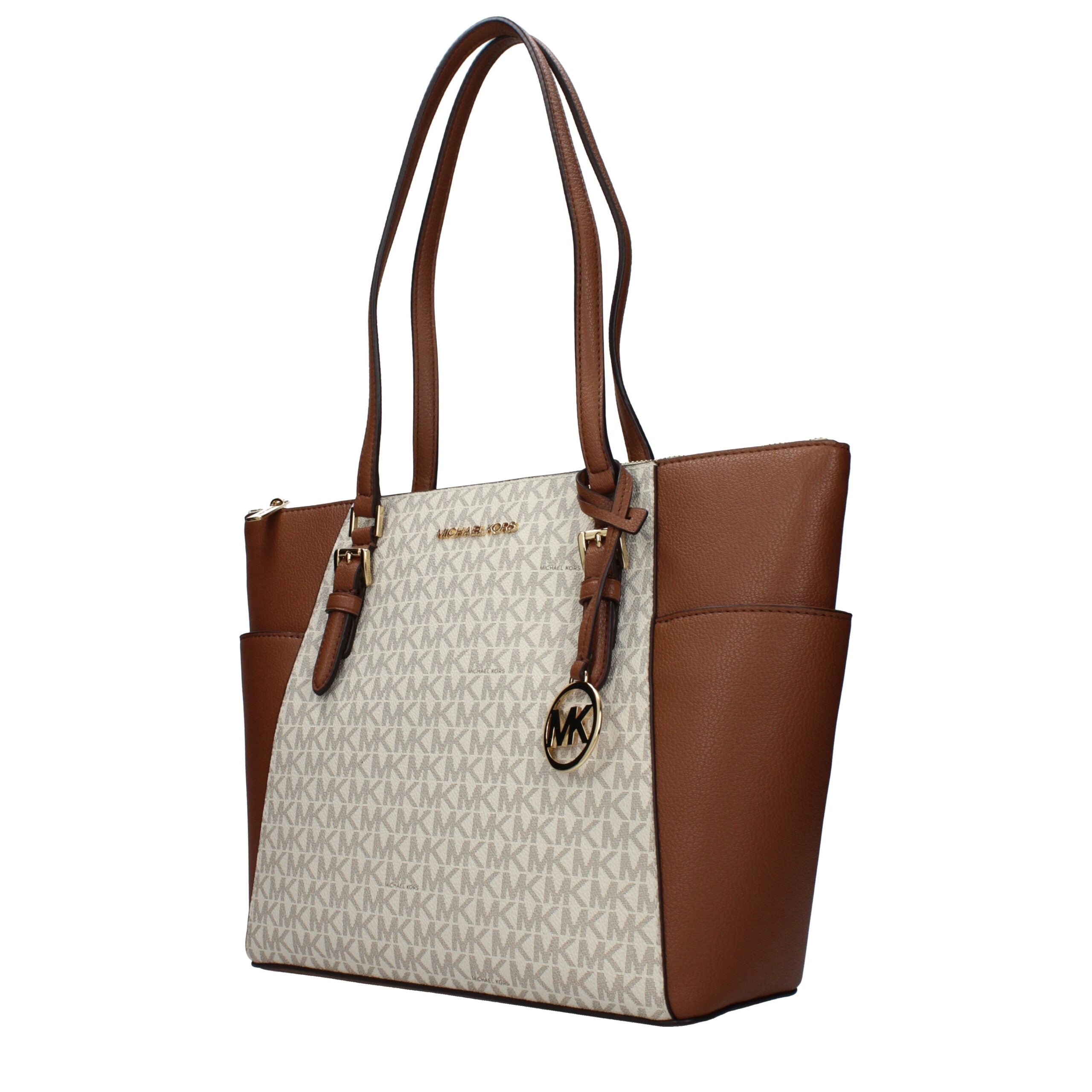 Michael Kors shoulder bag in beige leather