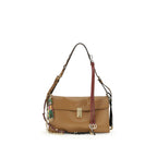 Prada Beige Calf Leather Bos Taurus Shoulder Bag Prada