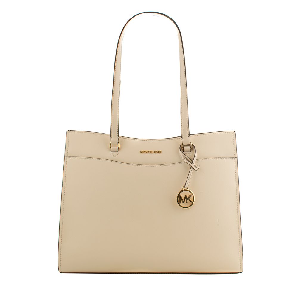 Michael Kors shopper van beige leer