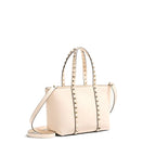 Valentino Garavani tote bag van beige kalfsleer Valentino Garavani