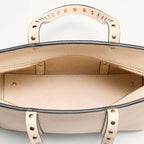 Valentino Garavani tote bag van beige kalfsleer Valentino Garavani