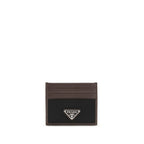 Prada Black Calf Leather Bos Taurus Wallet Prada