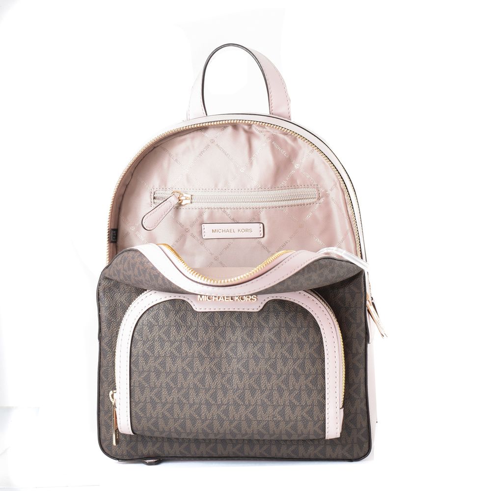 Michael Kors Jaycee rugzak in roze canvas