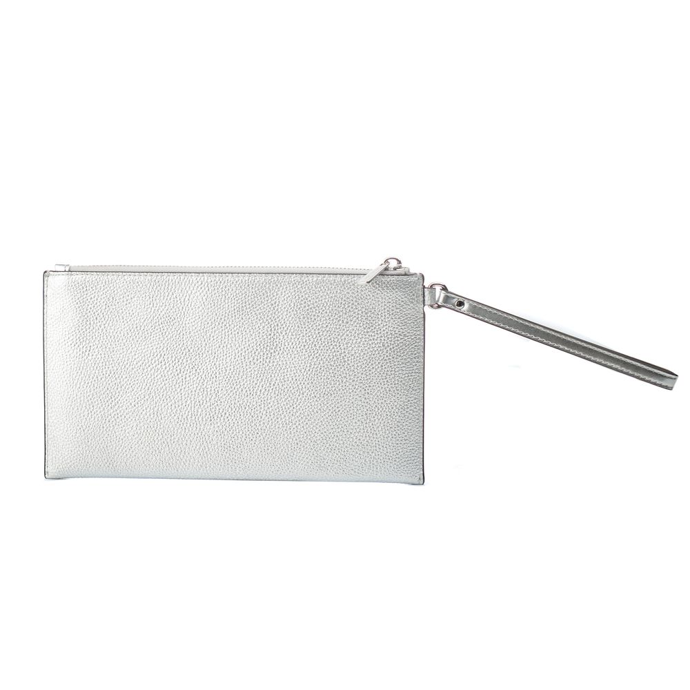 Michael Kors Jet Set Travel clutch in grijs leer