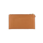 Michael Kors clutch van bruin leer