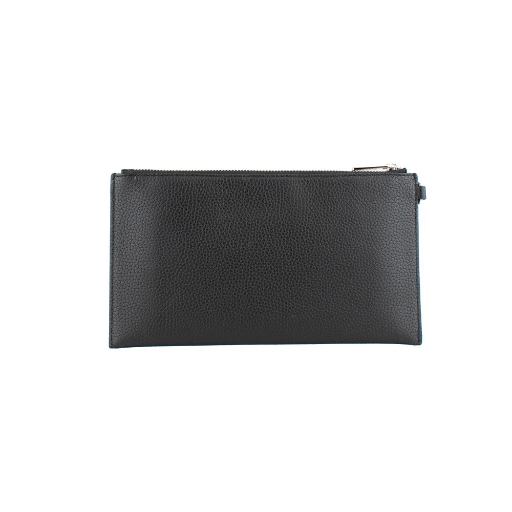 Michael Kors Jet Set Travel clutch in zwart leer