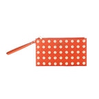 Michael Kors Jet Set Travel clutch in oranje leer