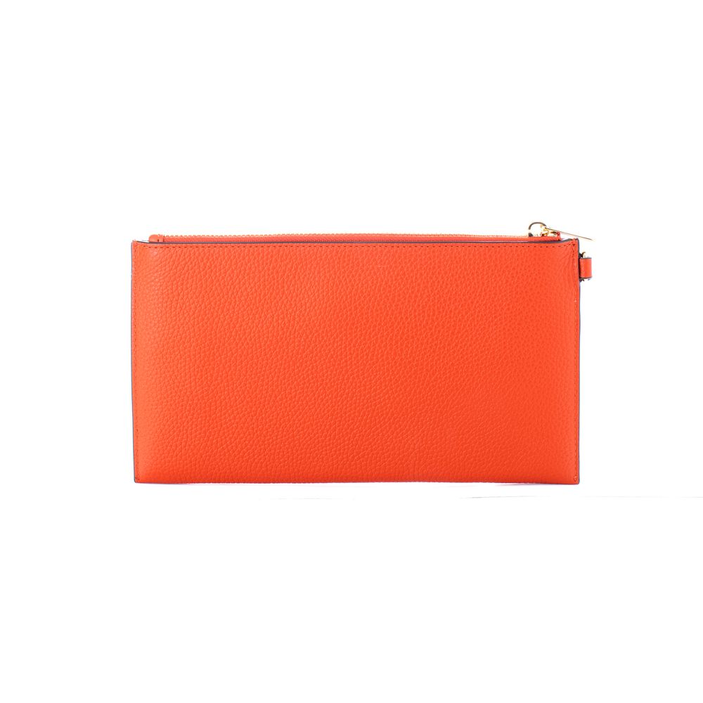 Michael Kors Jet Set Travel clutch in oranje leer