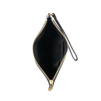 Michael Kors Jet Set Travel clutch in zwart leer