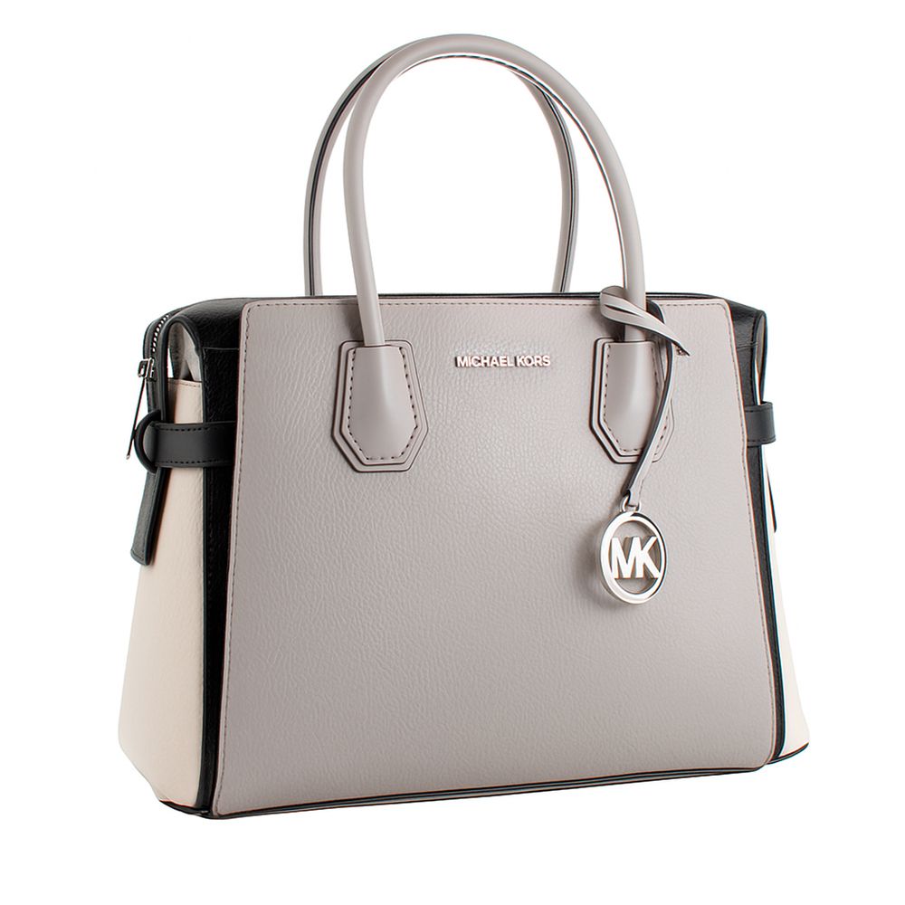 Michael Kors Mercer handtas in grijs leer