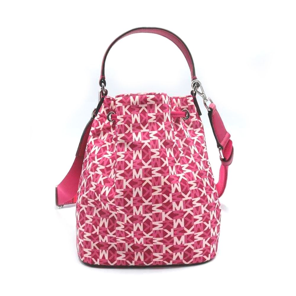 Michael Kors bucketbag van roze nylon
