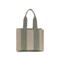 Chloé Beige Linen Shoulder Bag Chloé
