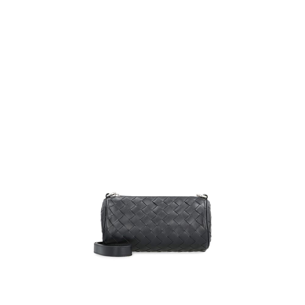 Bottega Veneta Black Calfskin Shoulder Bag Bottega Veneta