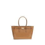 Michael Kors Beige Calf Leather Bos Taurus Shoulder Bag Michael Kors