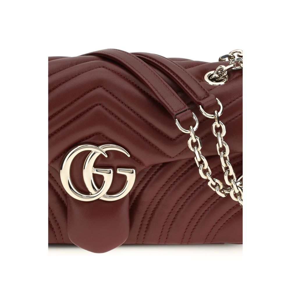 Gucci Bordeaux Calf Leather Bos Taurus Shoulder Bag Gucci