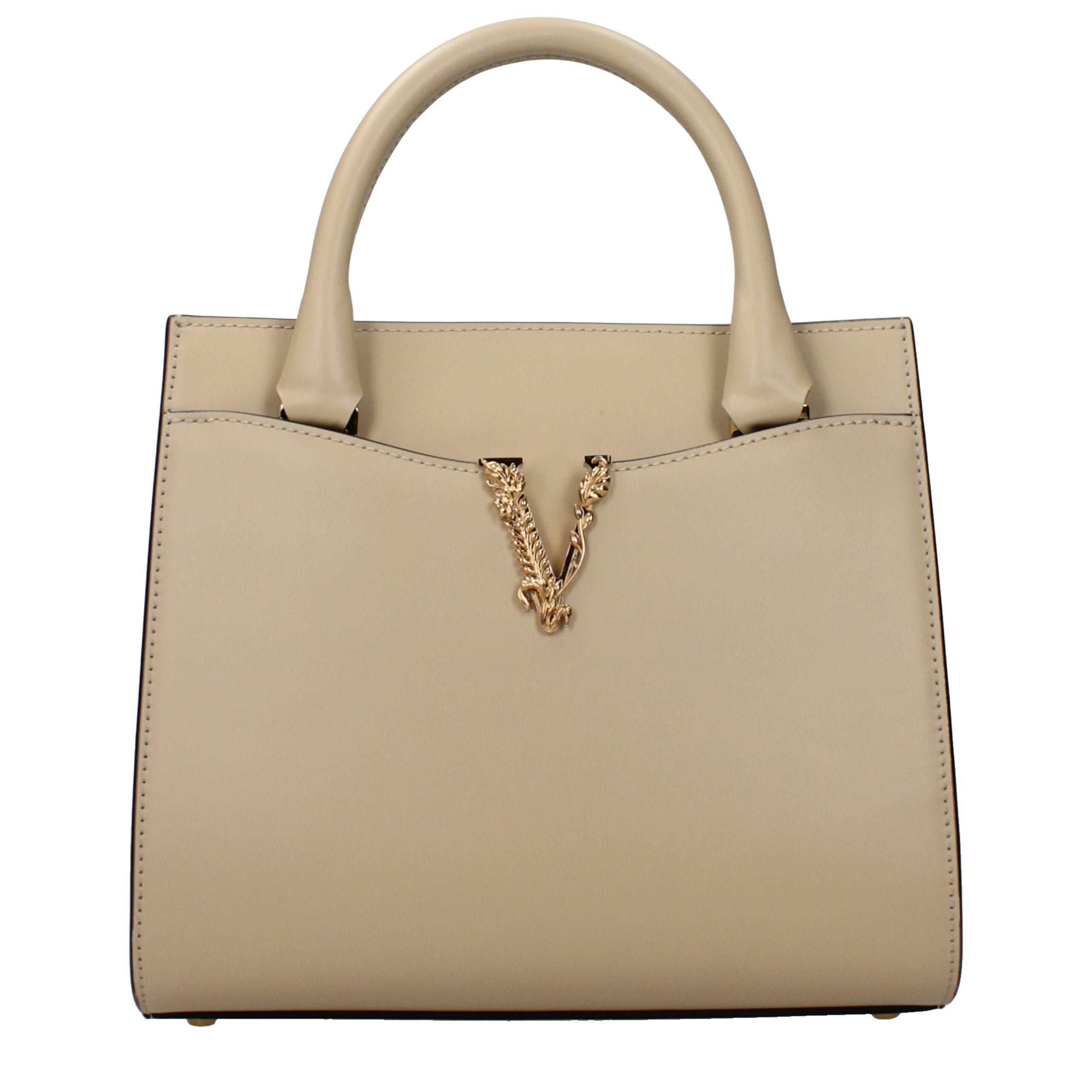 Versace handtas van beige leer