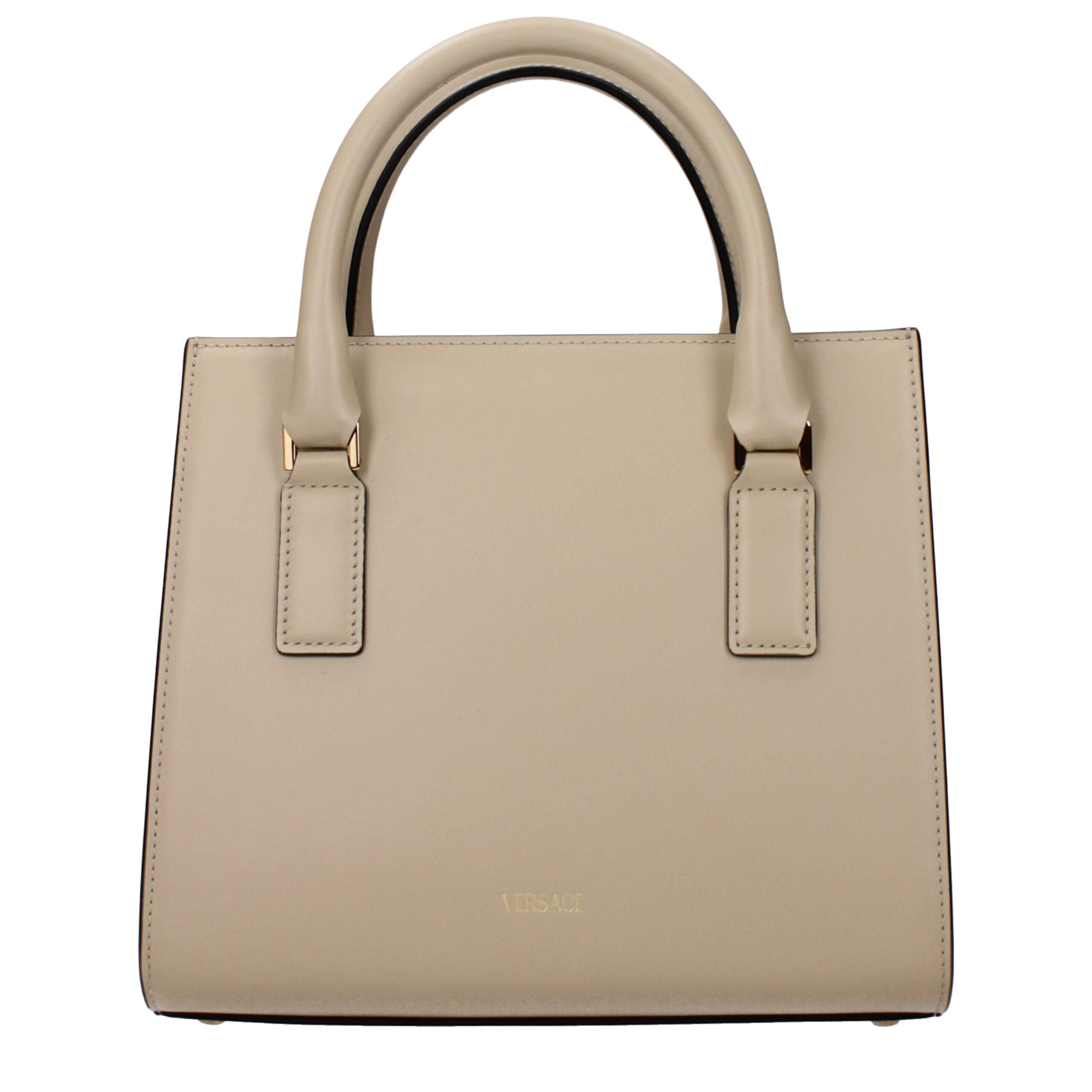 Versace handtas van beige leer
