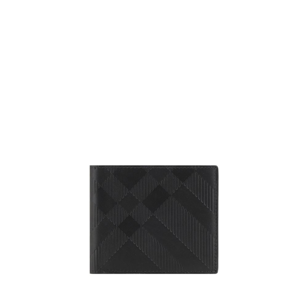 Burberry Black Calf Leather Bos Taurus Wallet - Maranos
