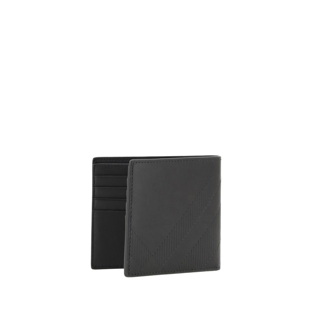Burberry Black Calf Leather Bos Taurus Wallet - Maranos