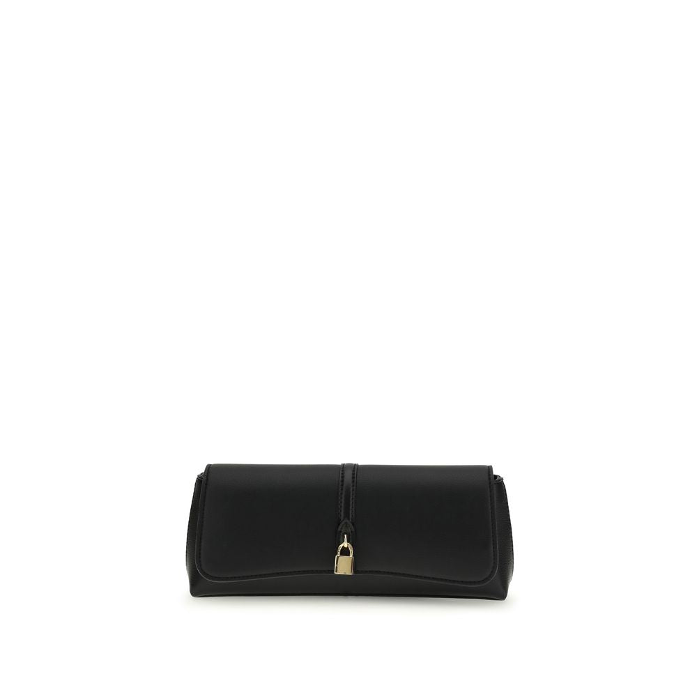 Stella McCartney Black Hemp Clutch Bag Stella McCartney
